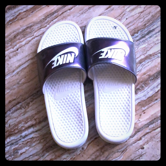 holographic slides nike